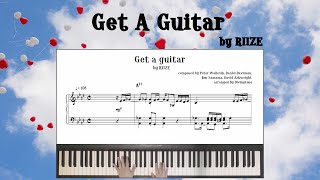 Get A Guitar (piano sheet / 피아노 악보) - RIIZE (라이즈)