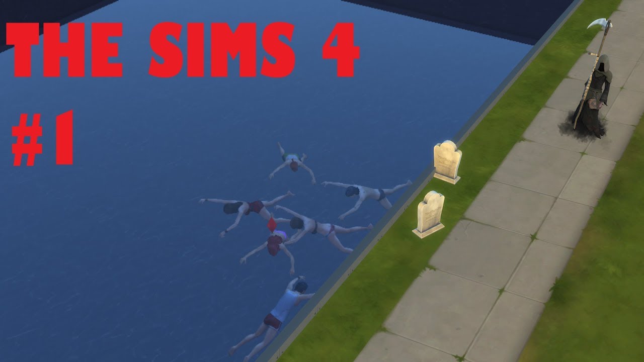 Death By Drowning (The Sims 4 Killing Sims In Every Possible Way #1)