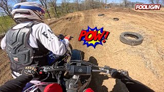 Crashed the YZ250 at the track | \