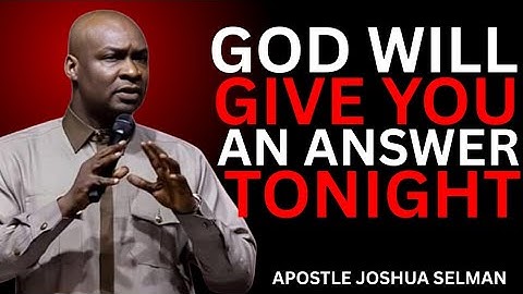LISTEN TO THIS PRAYER TONIGHT — GOD WILL VISIT YOU IN YOUR SLEEP! 🙏 | Joshua Selman