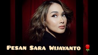 Kumpulan Pesan Sara Wijayanto #sarawijayanto#dms#saraddicts