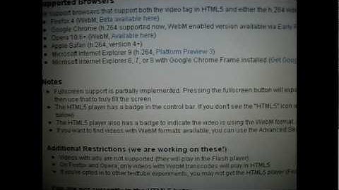 YouTube HTML5 Video Beta Review