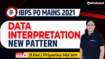 IBPS PO Mains DI 2021 | Data Interpretation | New Pattern DI | Priyanka Ma