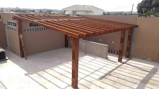 Pergolado Para Garagem Com Churasqueira