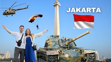 CRAZY first day in Jakarta, Indonesia 🇮🇩 Military Parade for the 80th Armed Forces Day