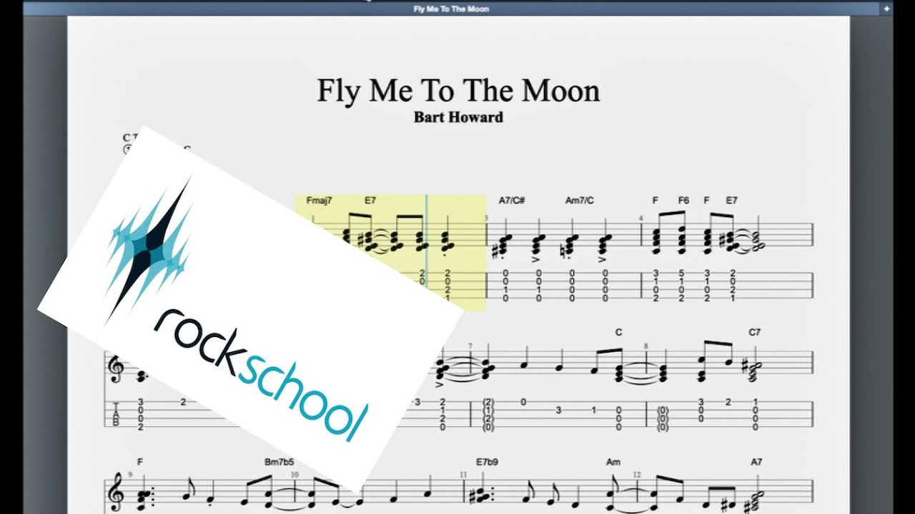 Fly Me To The Moon Rockschool Grade 6 Ukulele Fly Me To The Moon Rockschool Grade 6 Ukulele