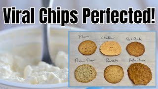 One (or Two) Ingredient Cottage Cheese Chips/Crackers Perfected  Consistent Results Every Time