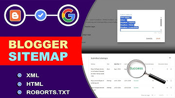 ✅How to create sitemap for blogger website | Blogger Sitemap Kaise Banaye - HTML , XML (Roborts.TXT)