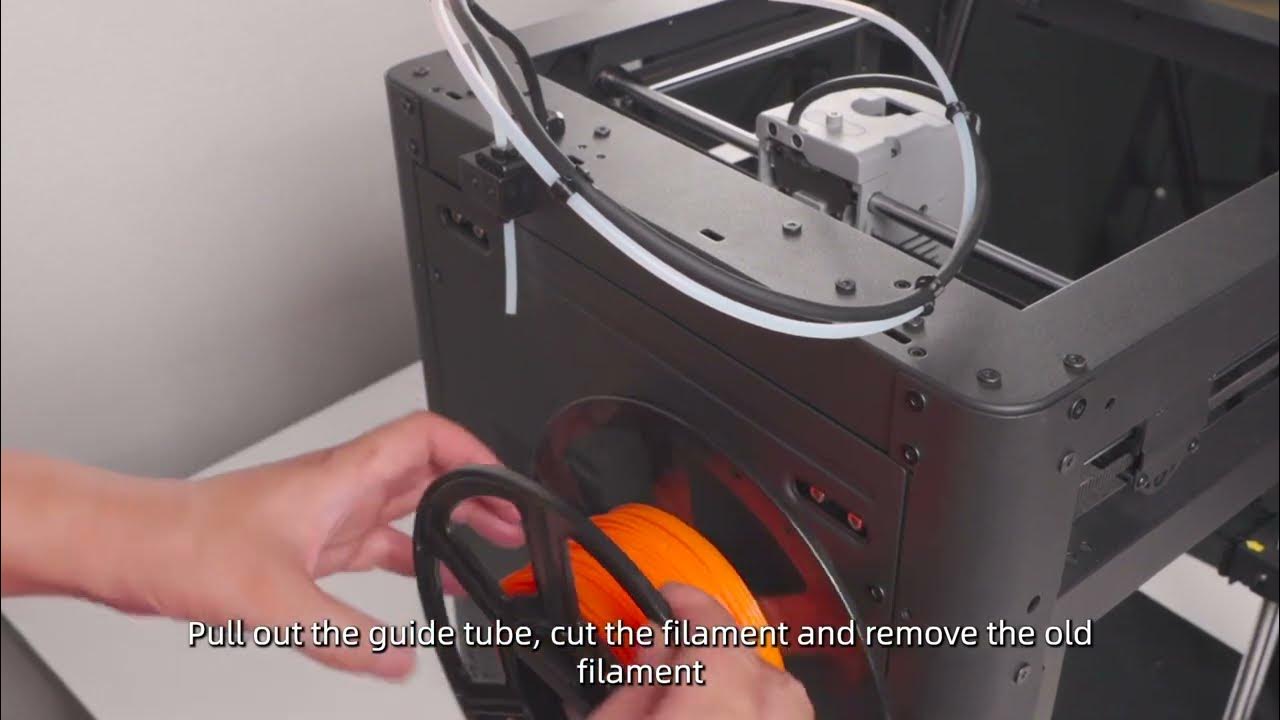 Flashforge adventurer 5m loading and changing filament youtube