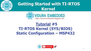 5.TI RTOS Kernel Static Task Configuration/Creation - TI-RTOS