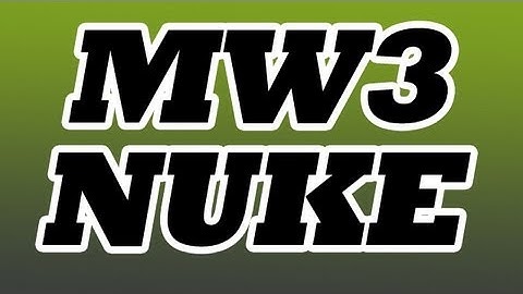 MW3 EASTER EGG: MOAB (NUKE)