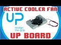 Iot up board  comparativo active cooler fan vs dissipador de calor heatsink 06