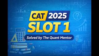 CAT 2025 Slot 1 | Q11 Coordinate Geometry - Slope #catpyqs #catpapersolution #catprep #catpyqdaily