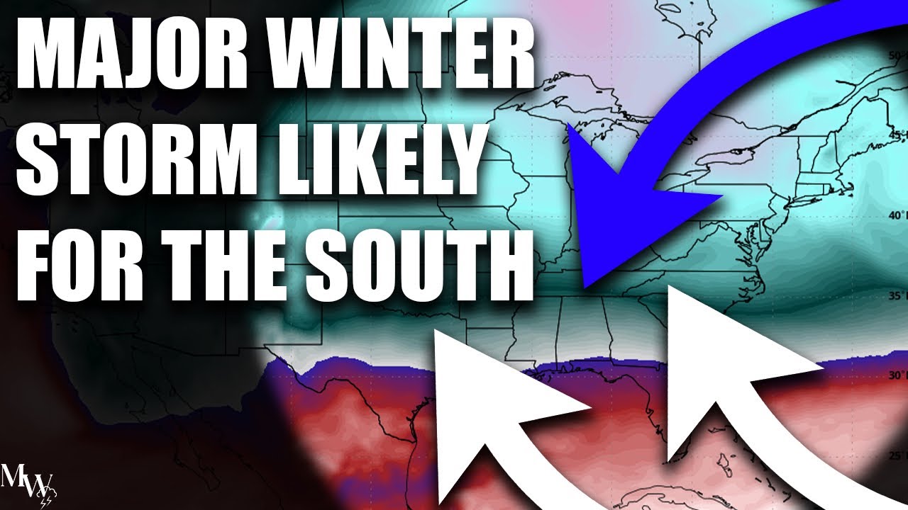 Major Winter Storm Is Likely For The South This Week! Ice Storm ...