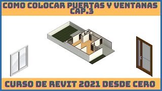 🤔 3/9 Como Colocar PUERTAS y Ventanas en REVIT 2021 ✅ CURSO COMPLETO de REVIT 2021