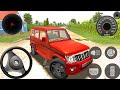 Indian Cars Simulator 3D 🔥 Mahindra Red Bolero Gameplay - Car Game Android