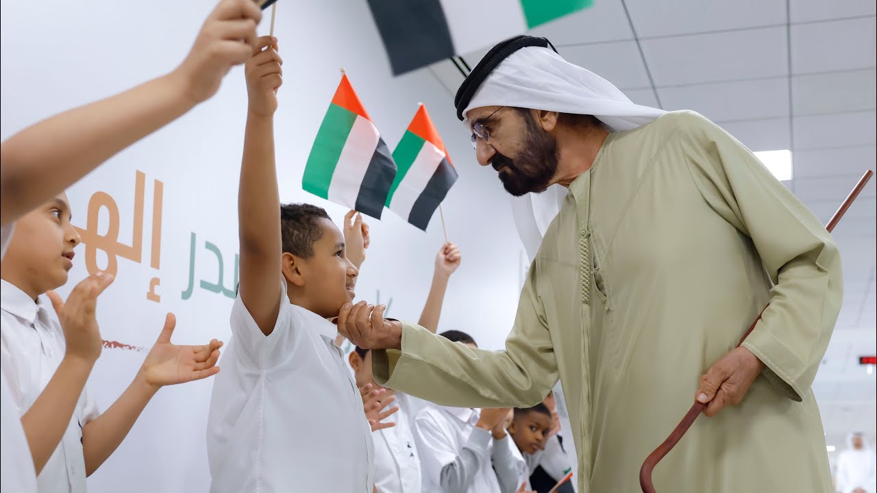 زيارة صاحب السمو الشيخ محمد بن راشد آل مكتوم إلى مجمع زايد التعليمي الورقاء