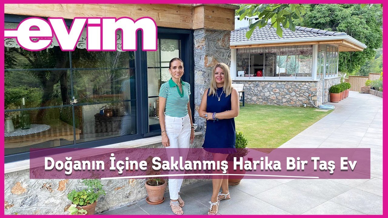 Doğanın İçine Saklanmış Harika Bir Taş Ev | Evim ile EvTuru