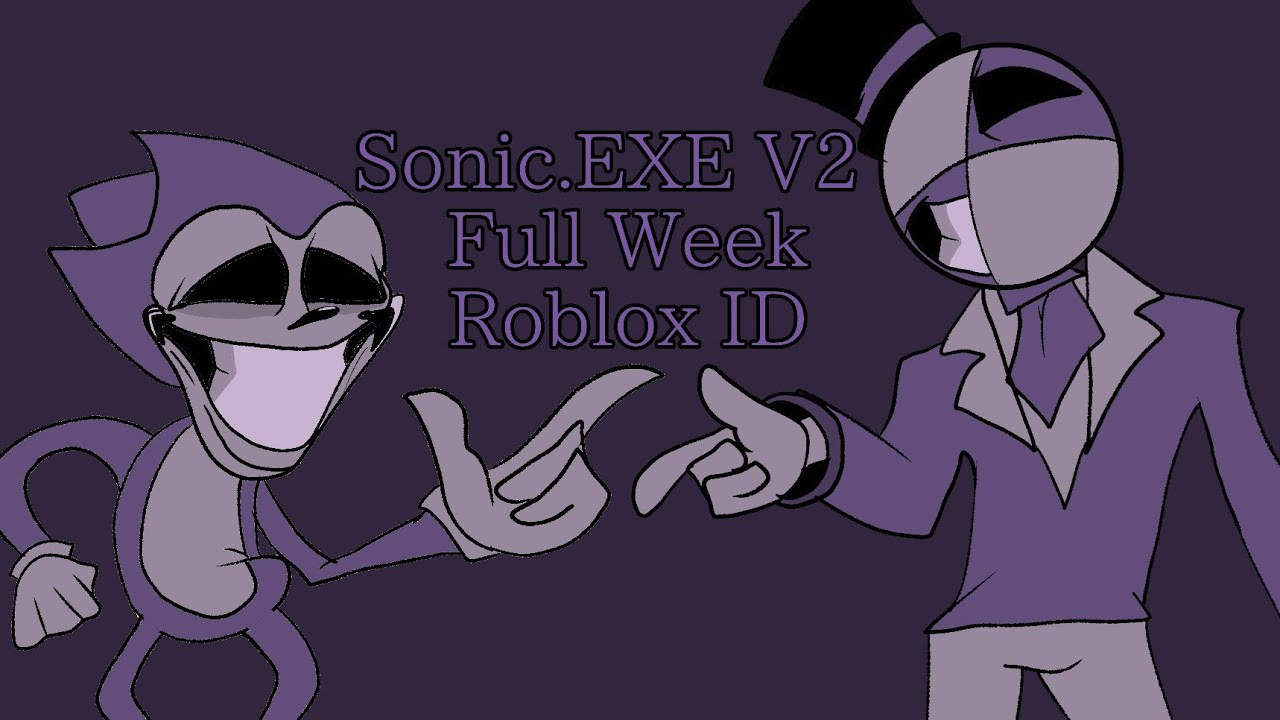 Fnf Sonic Exe Mod Roblox Id YouTube 