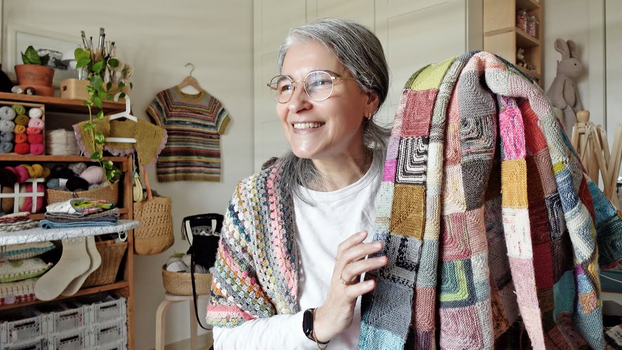 Spring VLOG: FO's & Coziest Memory Blanket | Pre-Travel Food Prep, Sourdough & A Crochet Test Call