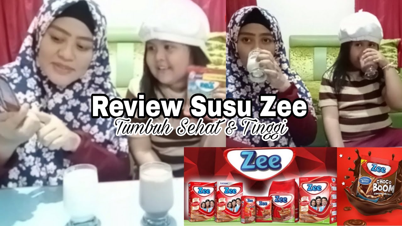 Review Susu Zee Tumbuh Sehat Dan Tinggi Bersama Susu Zee Youtube