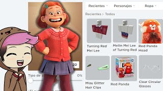 Creamos El Perfil De Mei Lee Red Disney En Roblox Turning Red Personajes Roblox