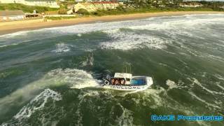 Shelly beach small craft harbor, awesome boat launch, drone video