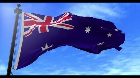Australian Flag Animation | Motion Graphics - Videohive template