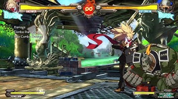 Guilty Gear Xrd REV 2 - Answer Combo - Difficult combos on heavies