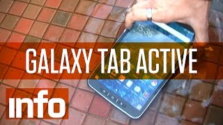Galaxy Tab Active é um tablet resistente à agua e duro na queda