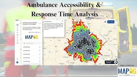 How GIS is Saving Lives: Ambulance Accessibility Mapping with MAPOG #gismapping #hospital #health