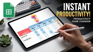 Turbocharge Your Productivity with THIS Google Sheets Habit Tracker!