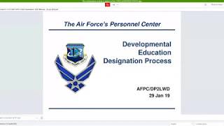 Officer Developmental Education