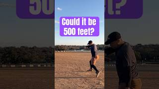 Could it be 500 feet? #discgolf