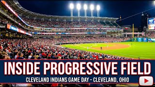 Inside Progressive Field for a Cleveland Indians Game - Cleveland, Ohio