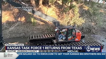 Kansas Task Force One returns home after two week mission in Texas