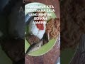 MASYA'ALLAH..MENU SAHUR YANG SEDERHANA YANG PENTING BERKAH...AAMIINN..TTD..HWT #viral