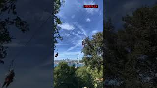 5. Zipline Adventure with Bosphorus View | Istanbul Turkey 🇹🇷