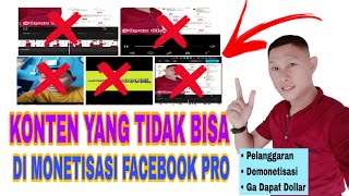 5 JENIS KONTEN YANG TIDAK BISA DI MONETISASI‼️ FACEBOOK PROFESIONAL