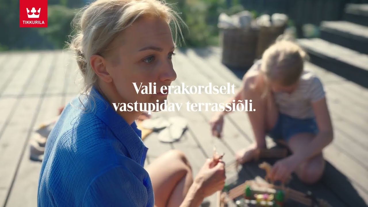 Tikkurila Valtti terrassiõliga saad kauakestva lahenduse
