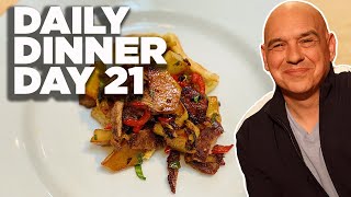 Cook Along with Michael Symon | Quick Steak with Pepper Relish | Daily Dinner Day 21