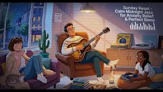 Sunday Reset - Calm Midnight Jazz for Anxiety Relief & Perfect Sleep