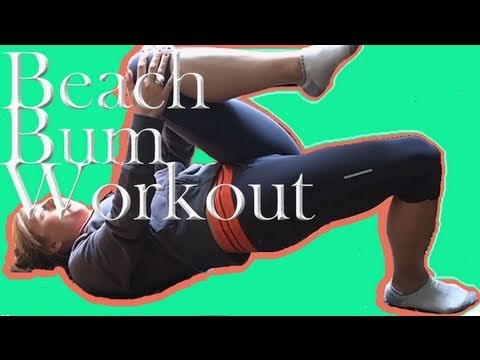 Beach Bum Workout - Sarah Fit Show - YouTube