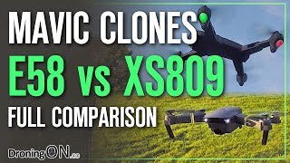 Eachine E58 vs Visuo XS809HW - Which To Buy?