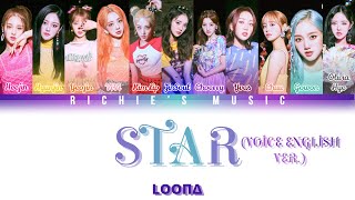 LOONA  (이달의 소녀)  - Star (Voice English Ver.) [Color Coded Lyrics Eng]