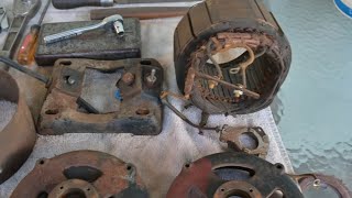 1938 Craftsman 12" Band Saw 1/3 HP Motor Wiring & Stuff
