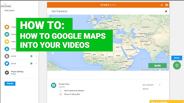 How to add Google Maps into your videos