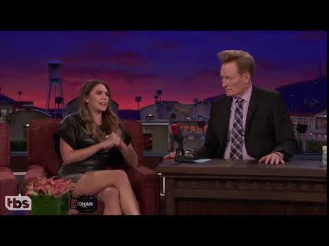 Elizabeth Olsen Teaches Conan Russian Curse Words - CONAN on TBS