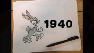 Bugs Bunny Evolution 1939-2018
