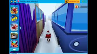 game santa claus running play video screenshot 5